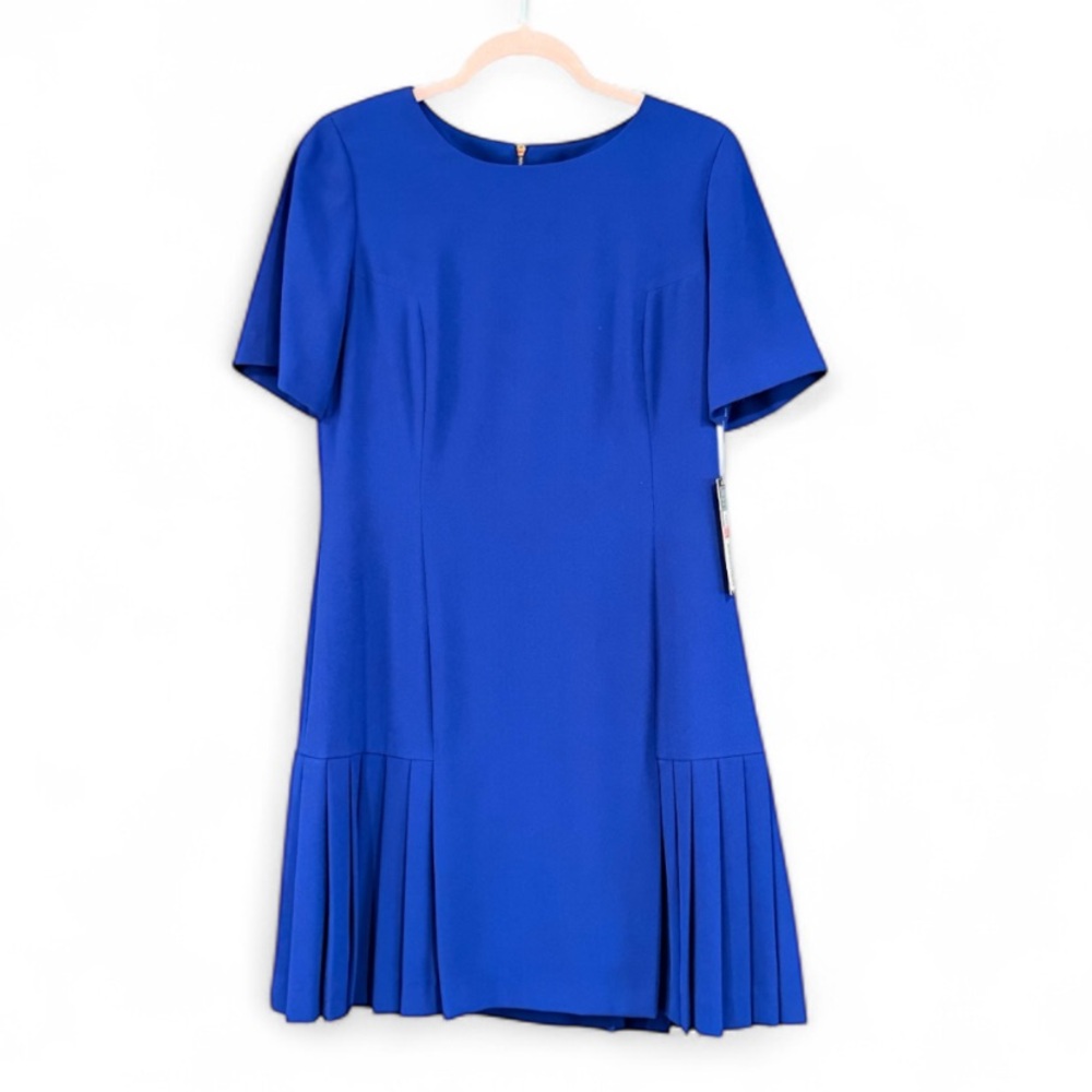 Tahari Arthur S. Levine Women’s Royal Blue Short Sleeve‎ Dress Size 10 NEW/NWT